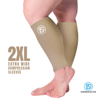 Thumbnail for Dominion Active Wide Calf Compression Sleeves (1 Pair)