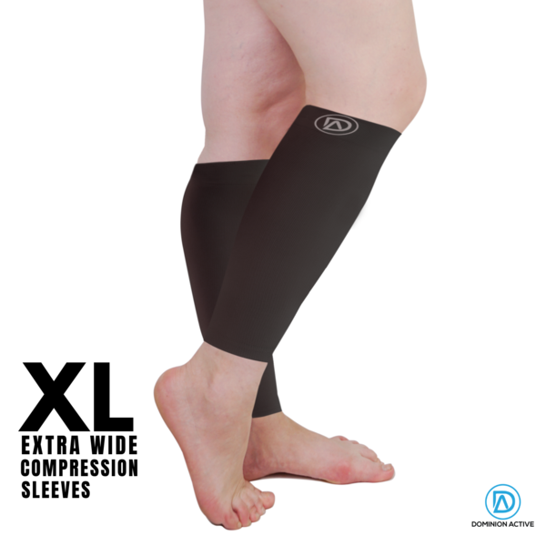 Dominion Active Wide Calf Compression Sleeves (1 Pair)