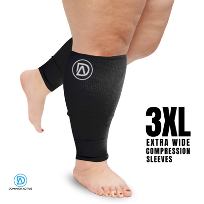 Dominion Active Wide Calf Compression Sleeves (1 Pair)