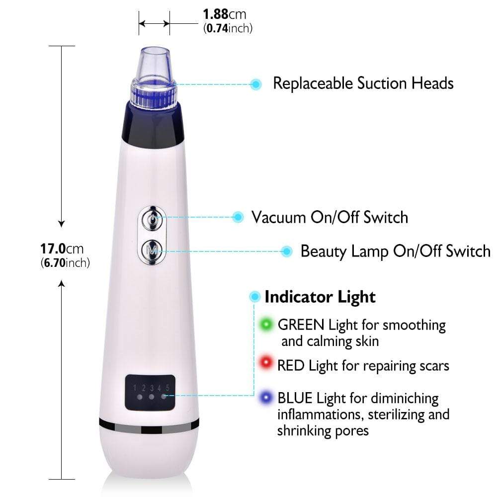 Thndrdeals Skin blackhead vacuum cleaner for skin suction