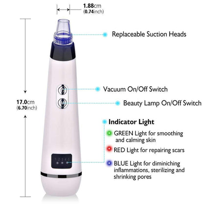 Thndrdeals Skin blackhead vacuum cleaner for skin suction