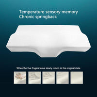 Thumbnail for ErgoSleep - Ergonomic Contoured Cervical Memory Pillow