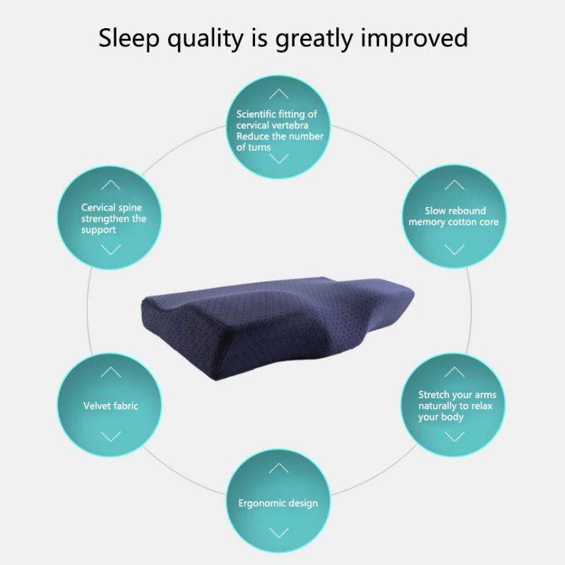 ErgoSleep - Ergonomic Contoured Cervical Memory Pillow